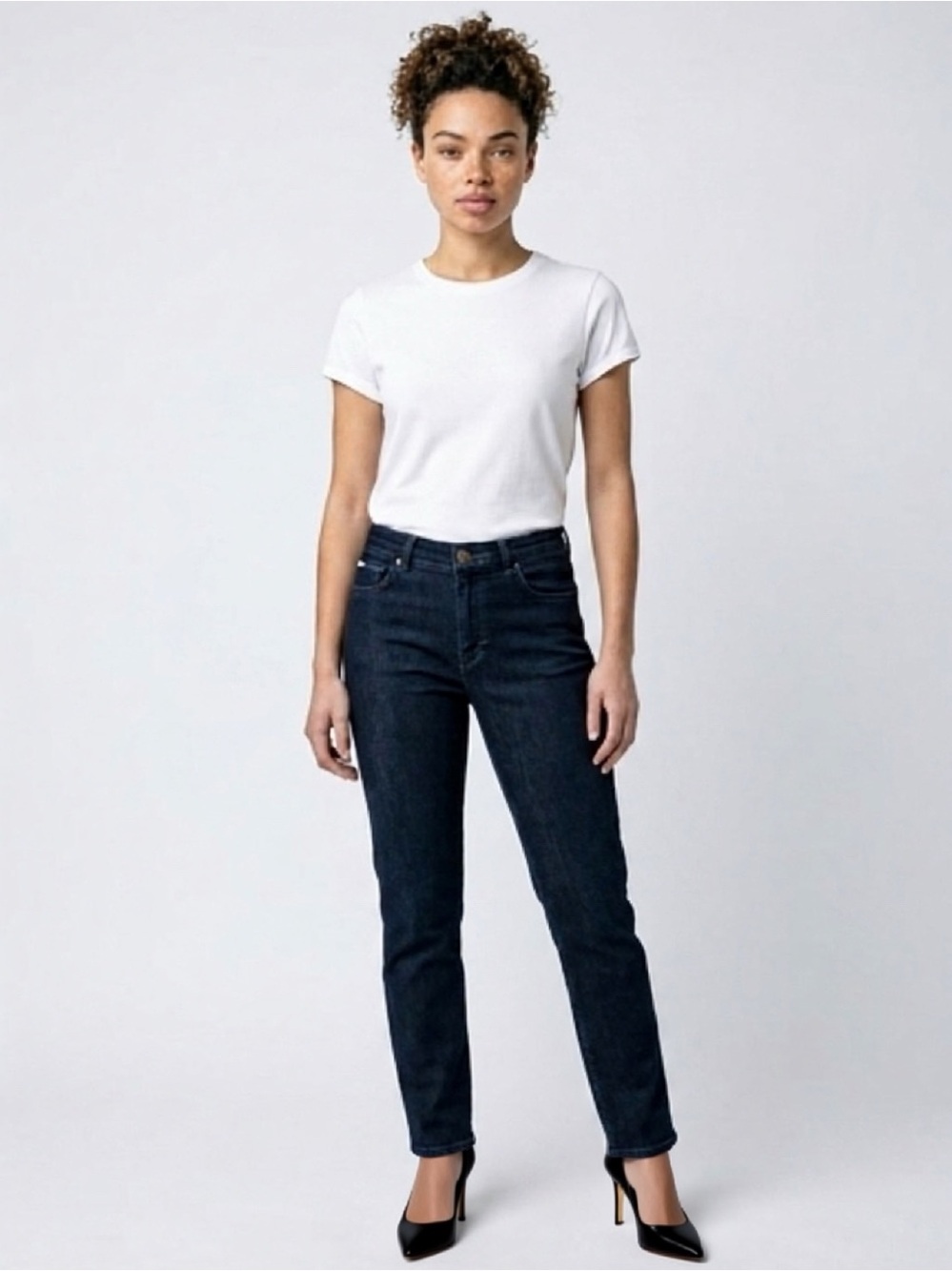 Blue Delta Women's Dark Blue Straight Leg Custom Jeans - 32 x 27.5 Rise 10.5